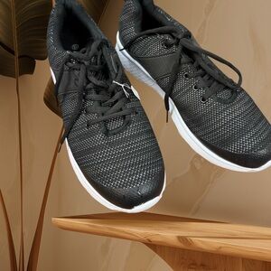 AM, Men’s, Athletic tennis, Black, Lace Up, Size 10, Made in USA, Non-slip.!